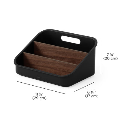 Wood-Accent Packet Organizer - Kitchen Calm