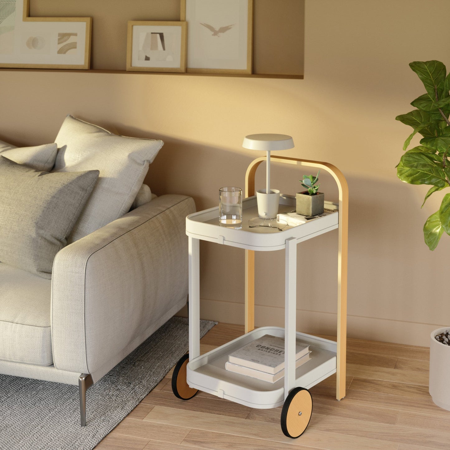 Bar & Storage Cart - Kitchen Calm