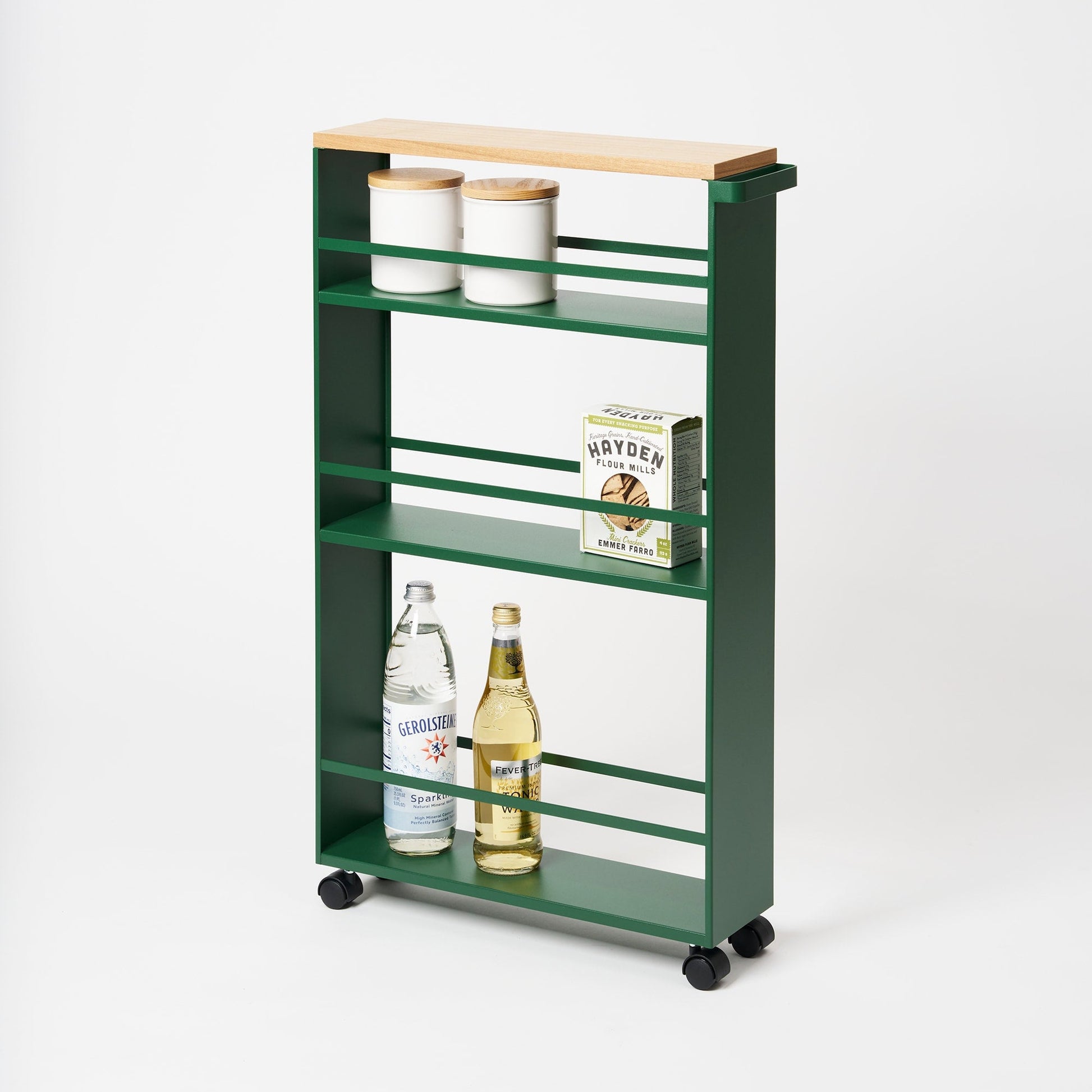 Tall Slim Rolling Storage Cart - Kitchen Calm
