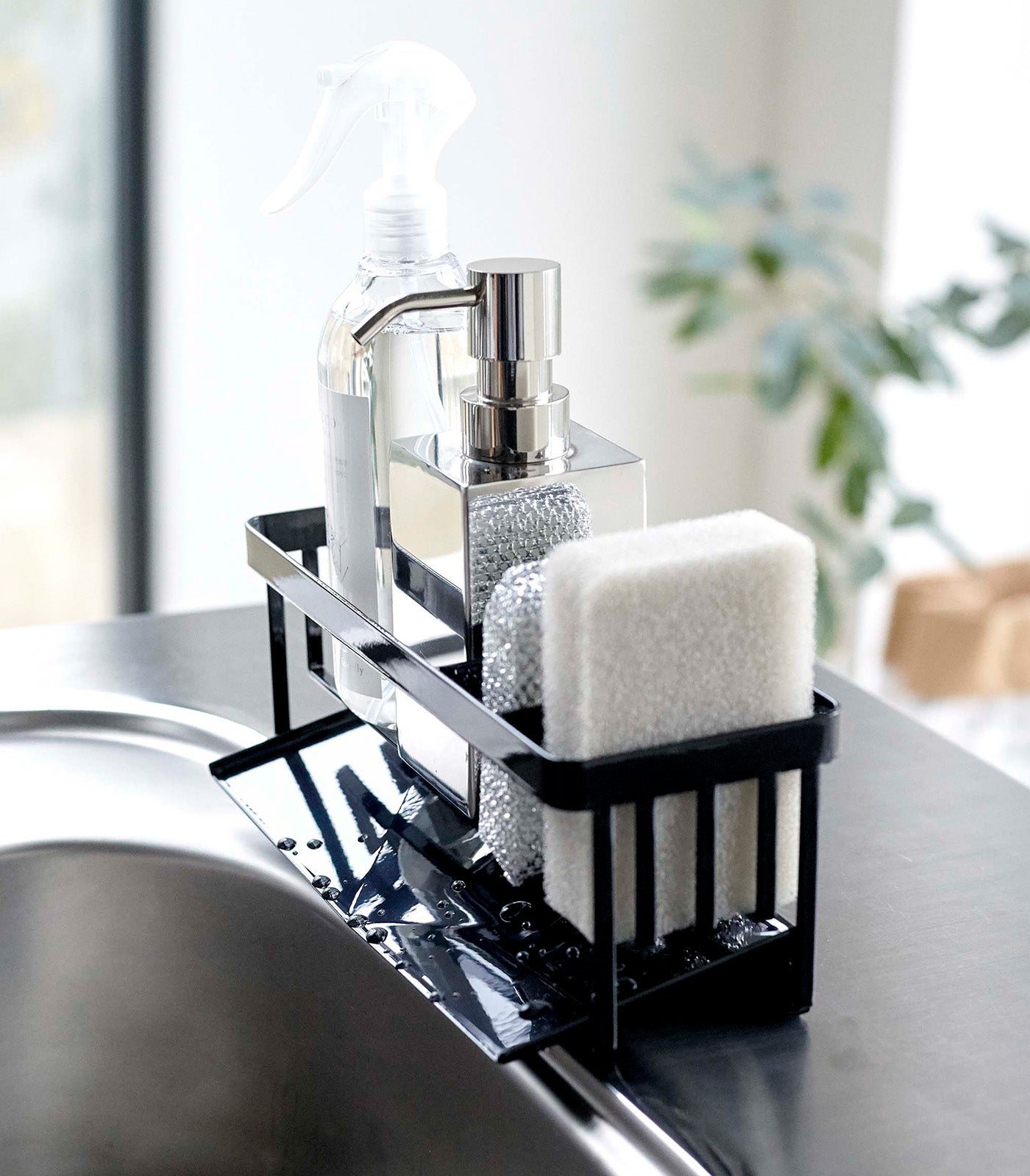 Sink Sponge & Bottle Holder - Kitchen Calm