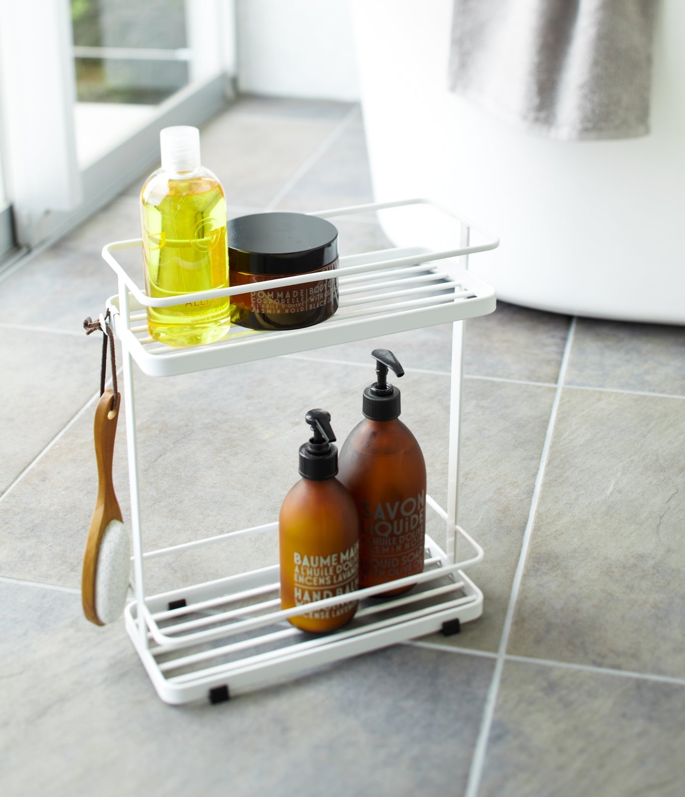 Two-Tier Shower Storage Caddy - Bathroom Reset