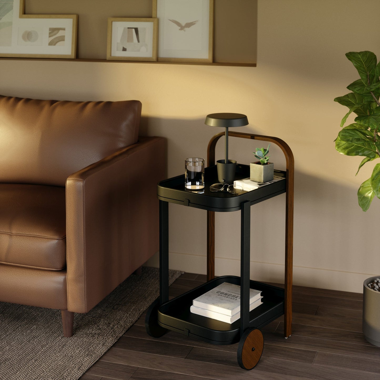 Bar & Storage Cart - Kitchen Calm
