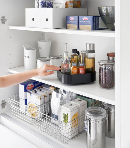 Square Lazy Susan Organizer - Kitchen Calm