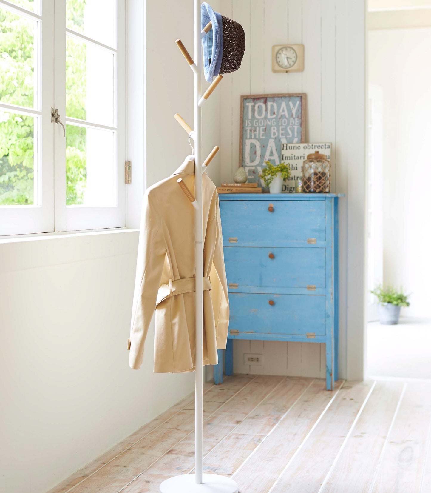 Slim Freestanding Coat Rack - Entryway Essentials