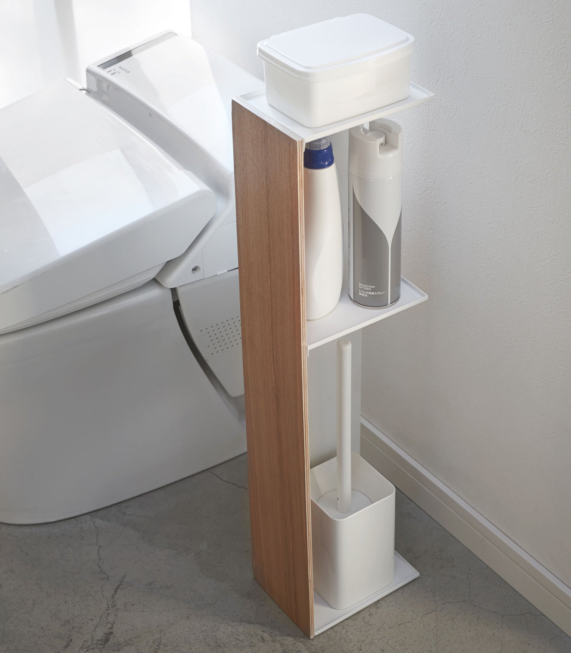 Steel & Wood Bathroom Organizer - Bathroom Reset