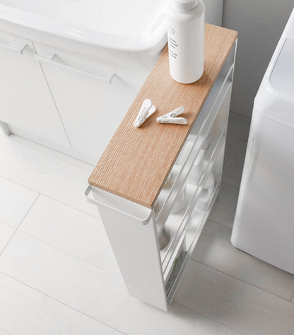 Tall Slim Rolling Storage Cart - Kitchen Calm