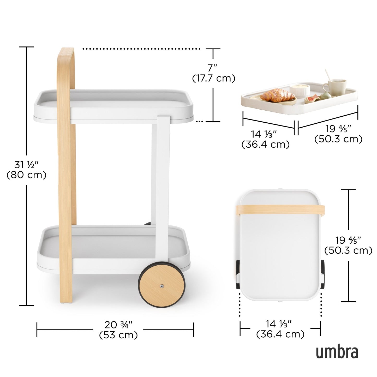 Bar & Storage Cart - Kitchen Calm