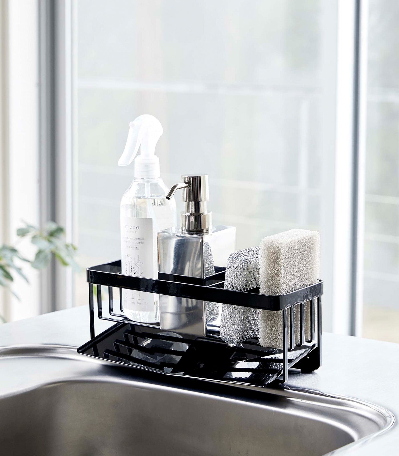 Sink Sponge & Bottle Holder - Kitchen Calm