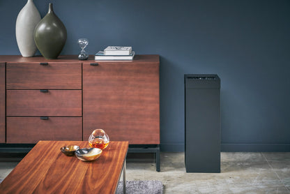 Tall Steel Trash Can - Neat Corners