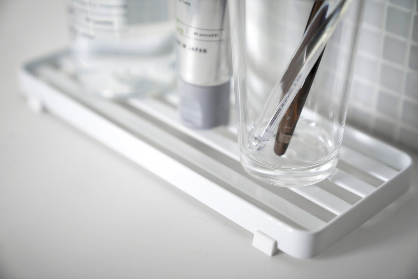 Slotted Bathroom Tray - Bathroom Reset
