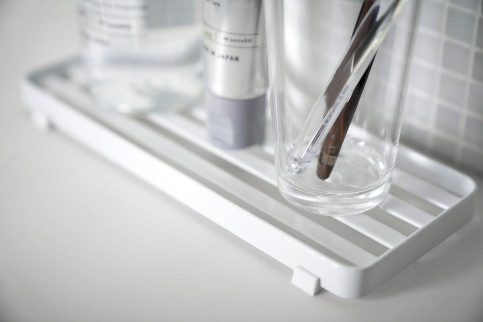 Slotted Bathroom Tray - Bathroom Reset
