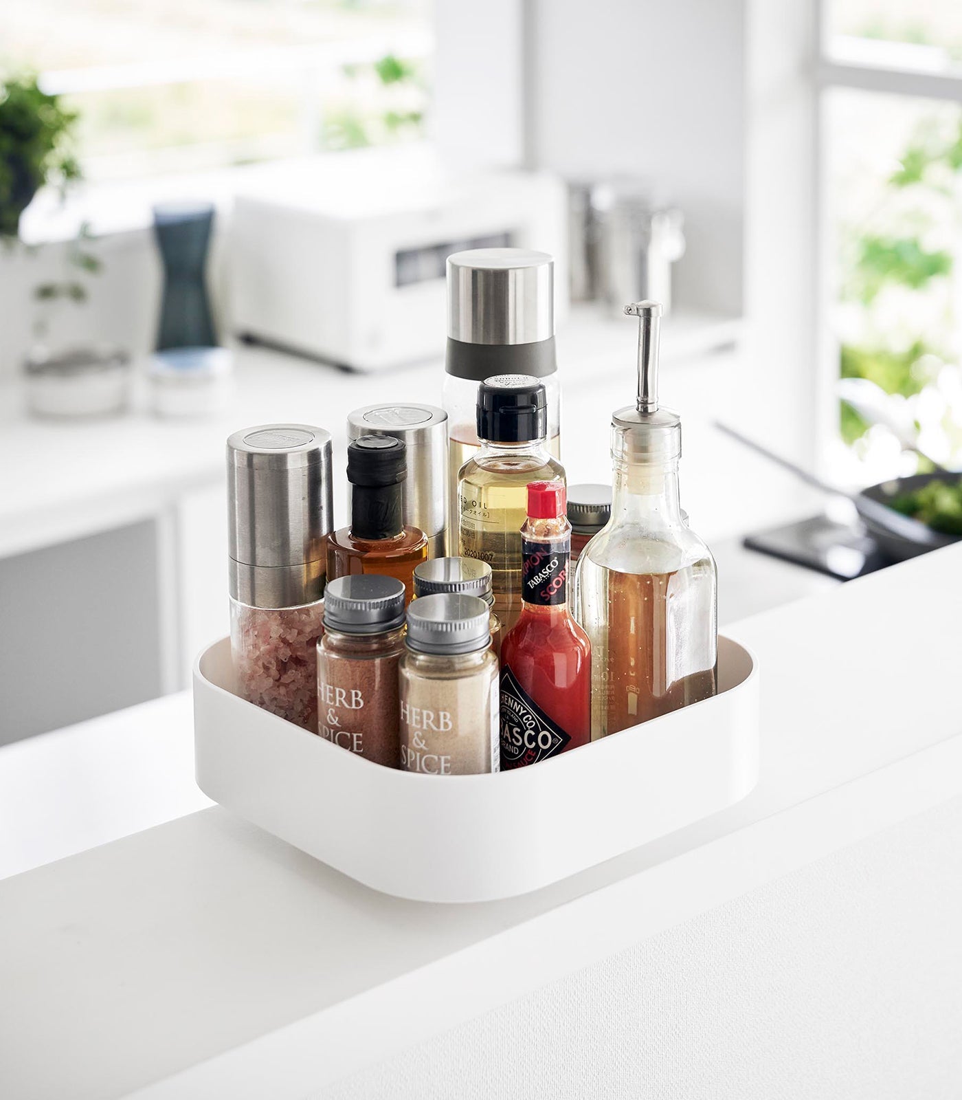 Square Lazy Susan Organizer - Kitchen Calm