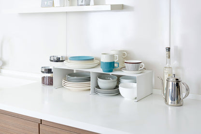 Stackable Countertop Shelf Riser - Neat Corners