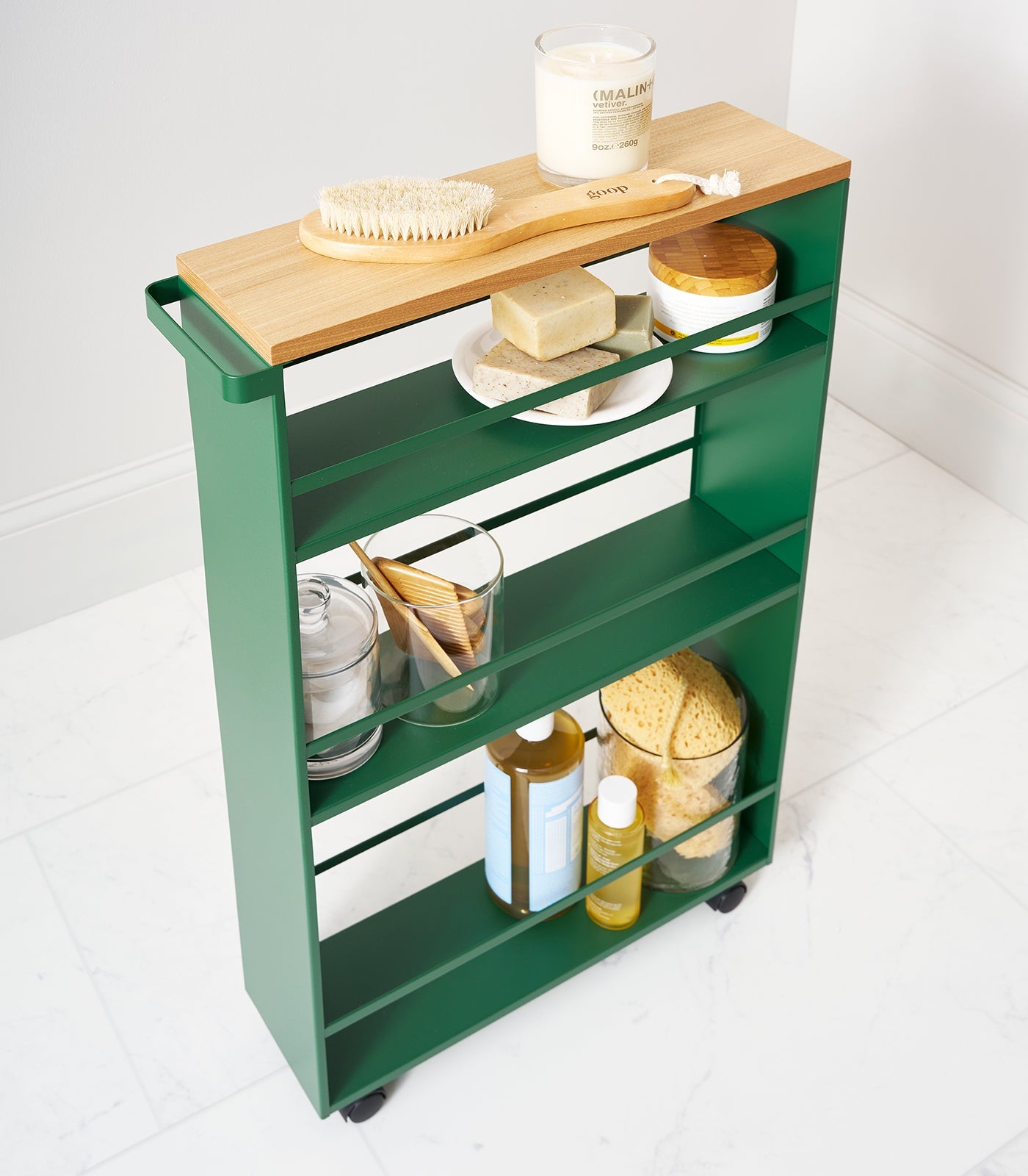 Tall Slim Rolling Storage Cart - Kitchen Calm