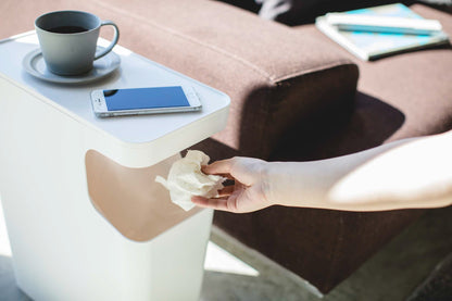 Side Table Trash Can - Neat Corners