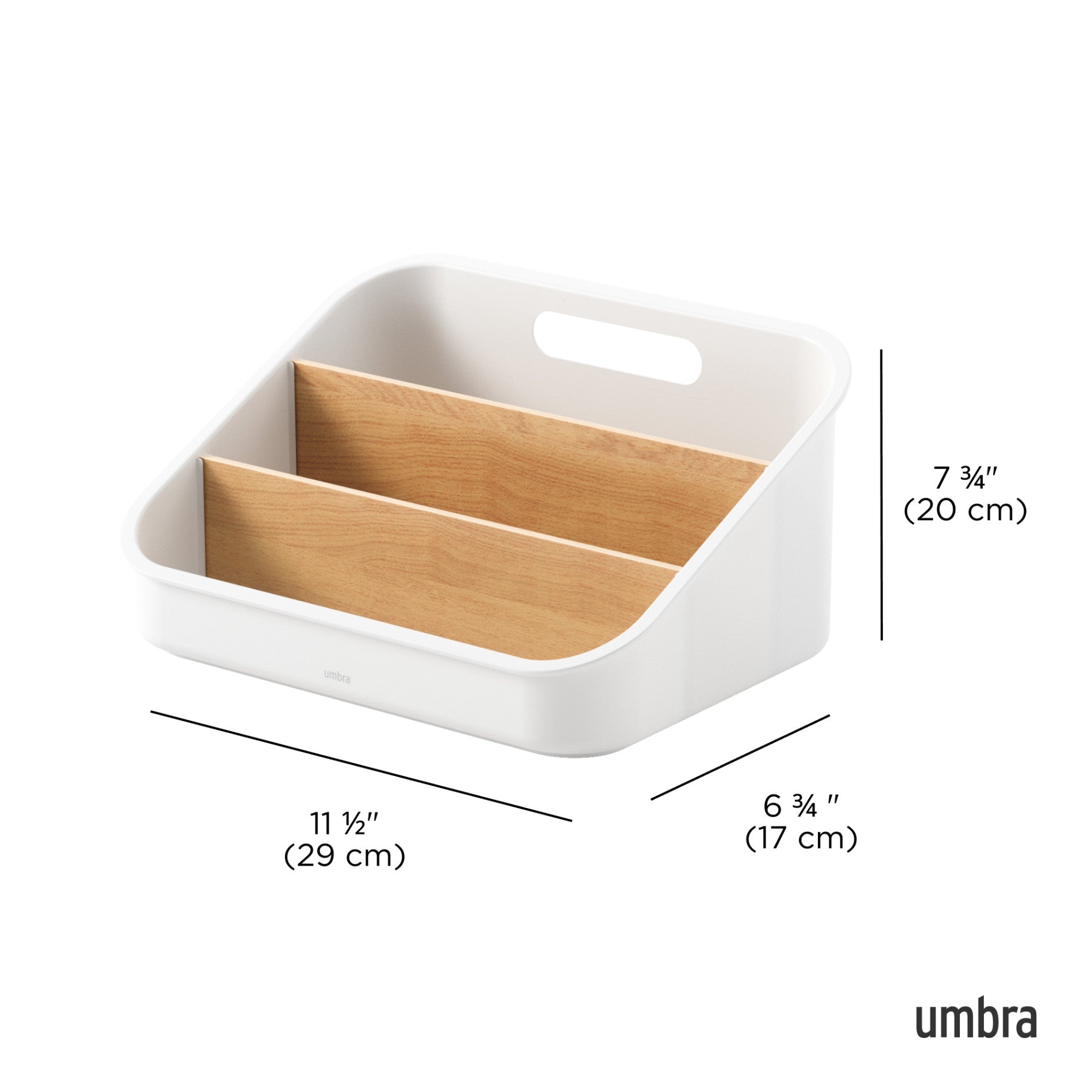 Wood-Accent Packet Organizer - Kitchen Calm
