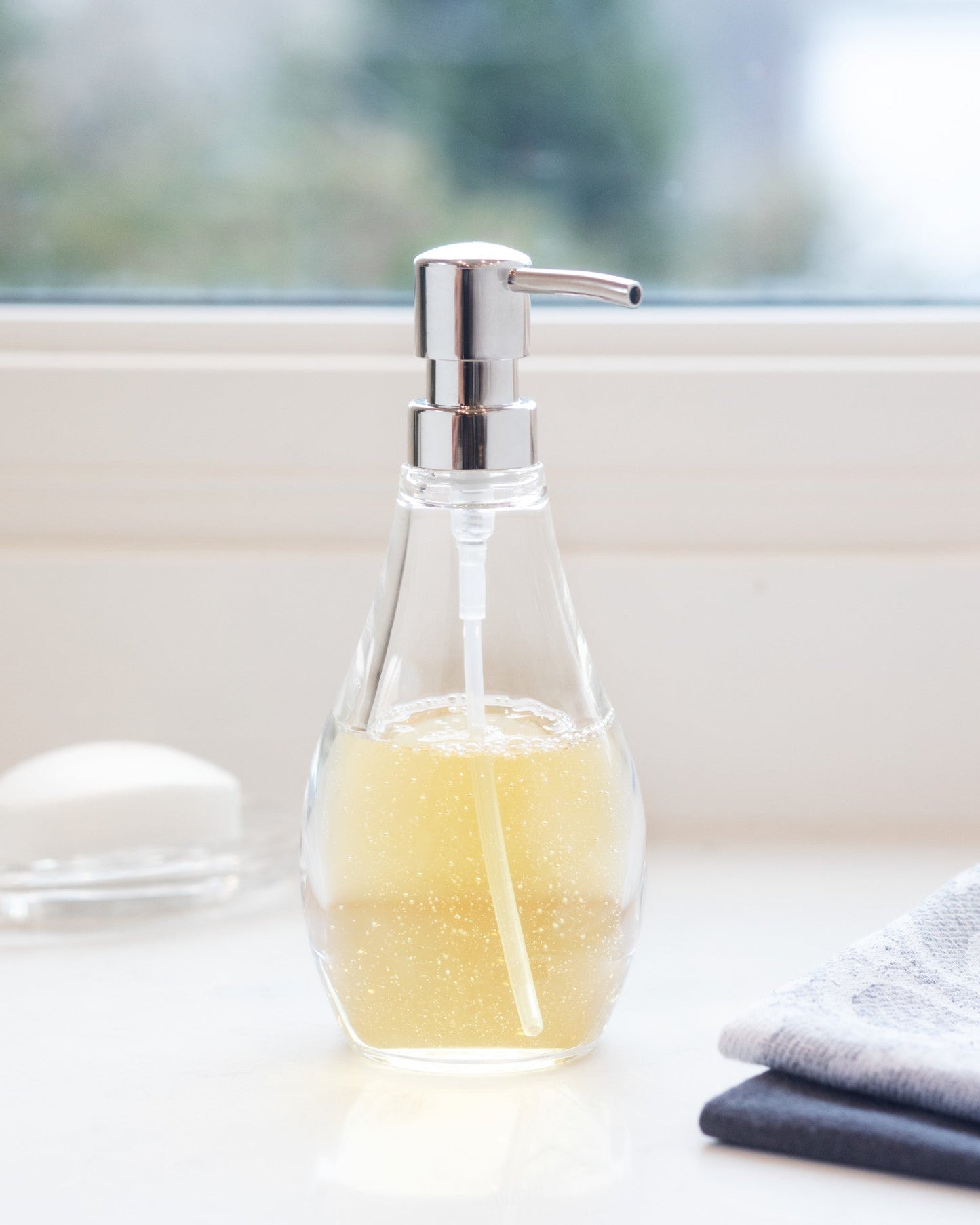 Clear Soap Pump - Bathroom Reset