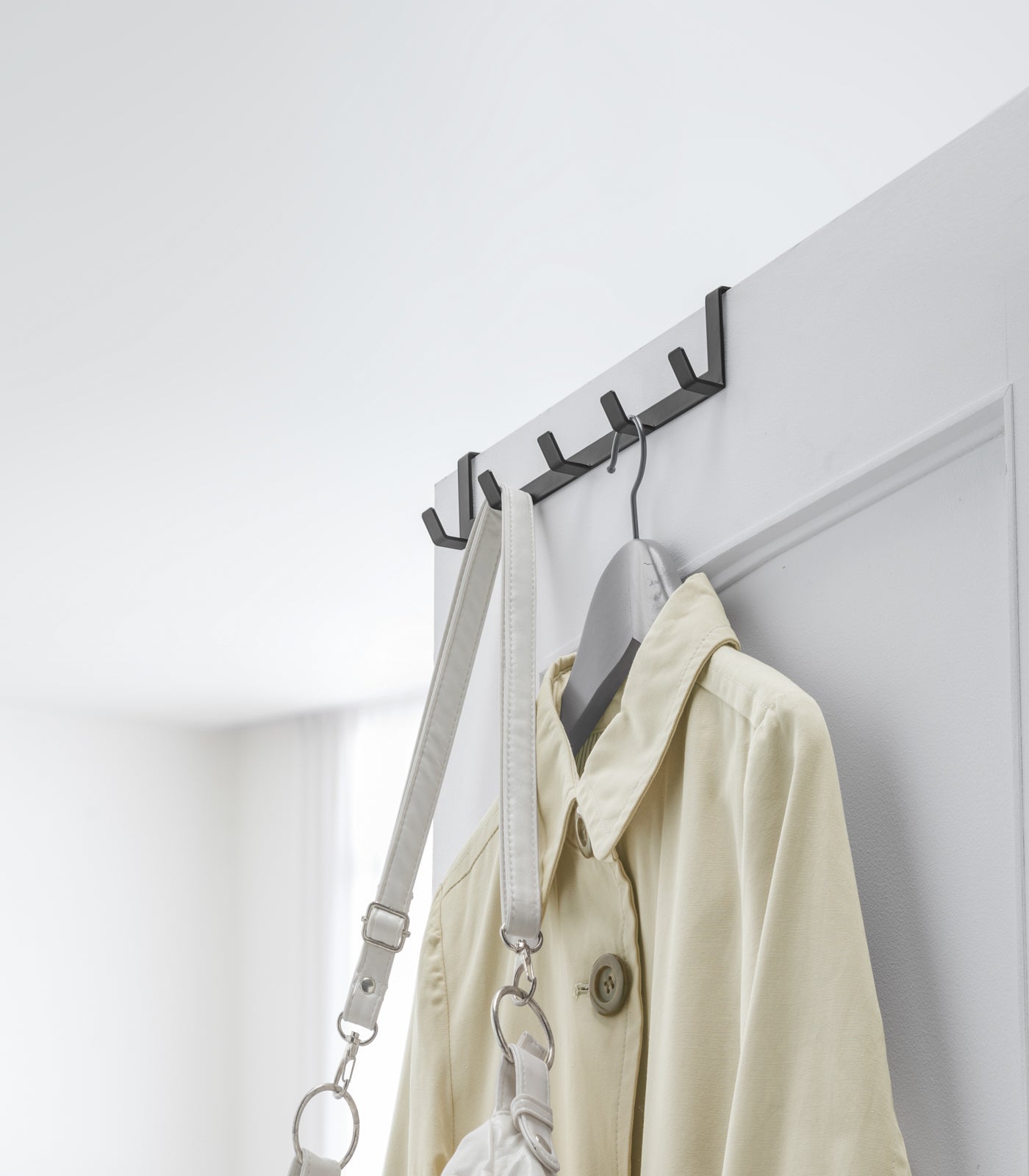 Wide Over-the-Door Hook Rack - Entryway Essentials