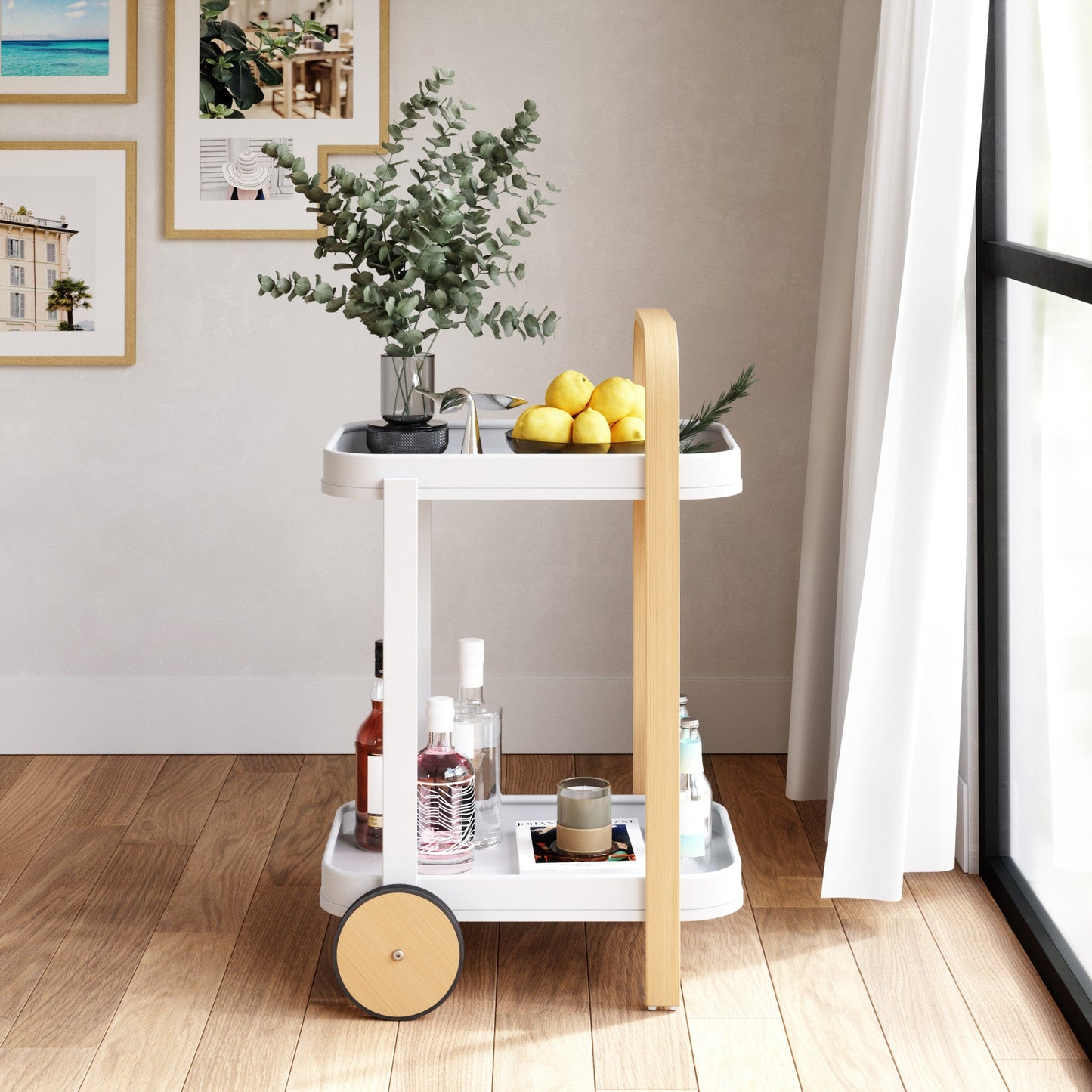 Bar & Storage Cart - Kitchen Calm