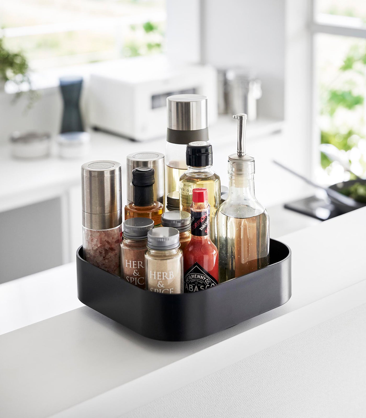 Square Lazy Susan Organizer - Kitchen Calm