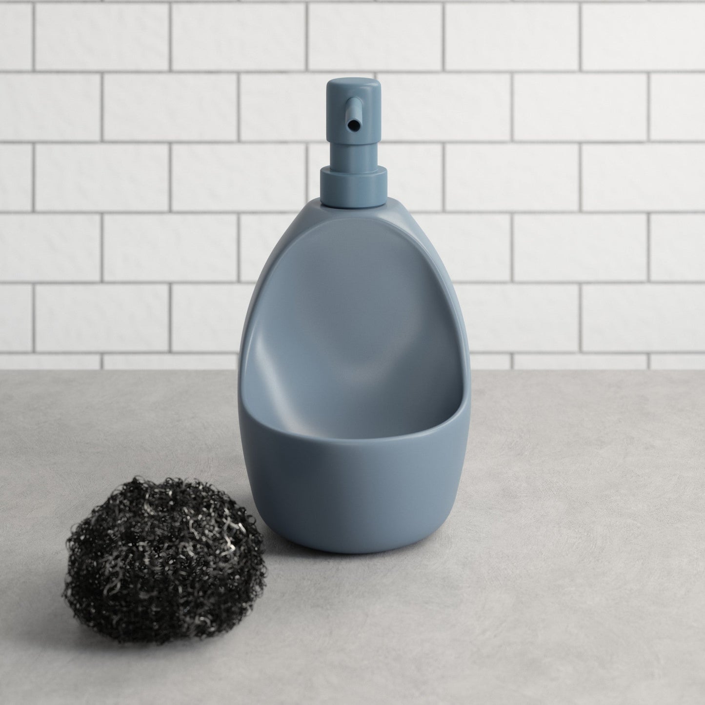 Soap Pump & Sponge Caddy - Bathroom Reset