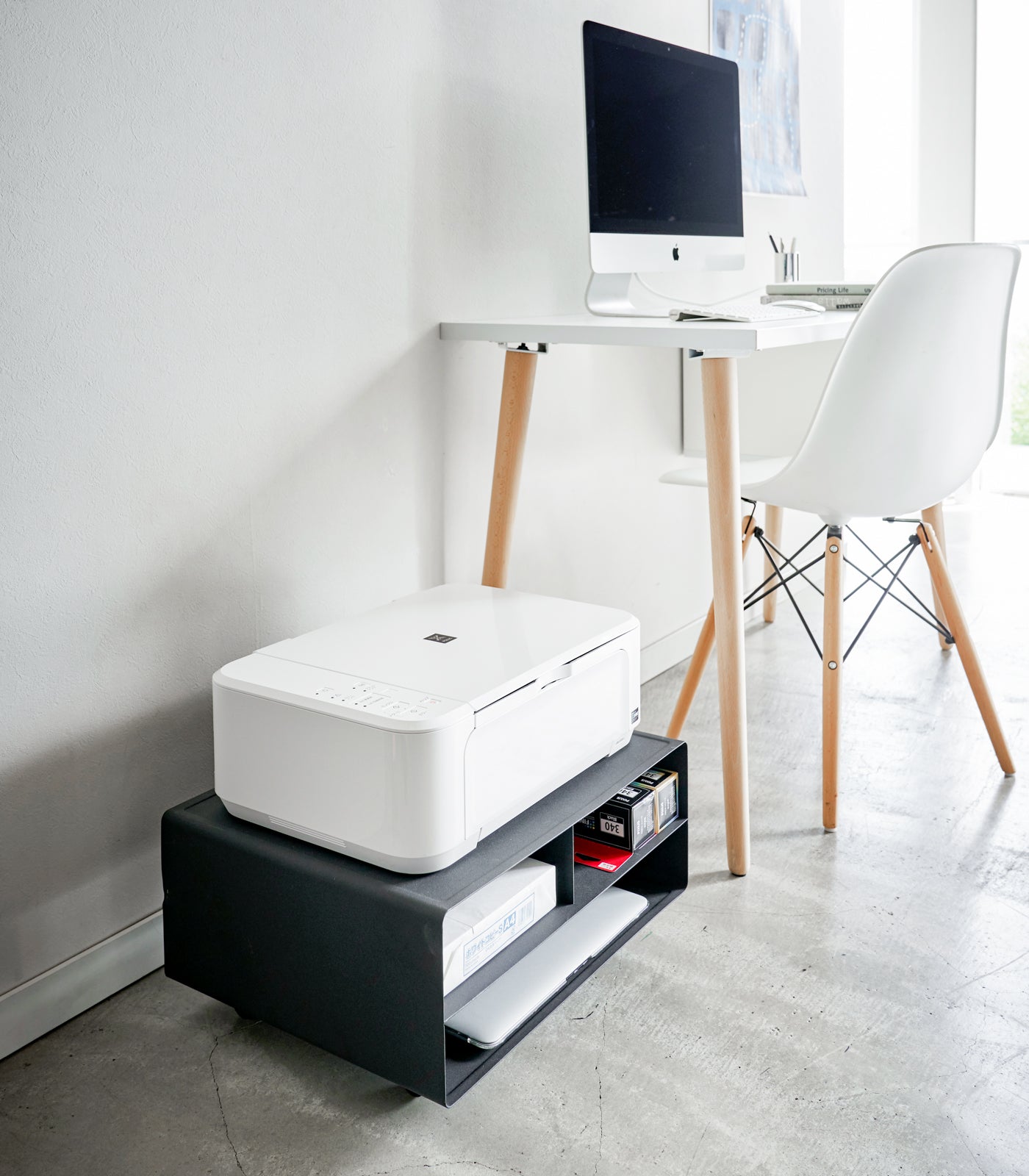 Rolling Printer & Office Supply Stand - Desk & Office