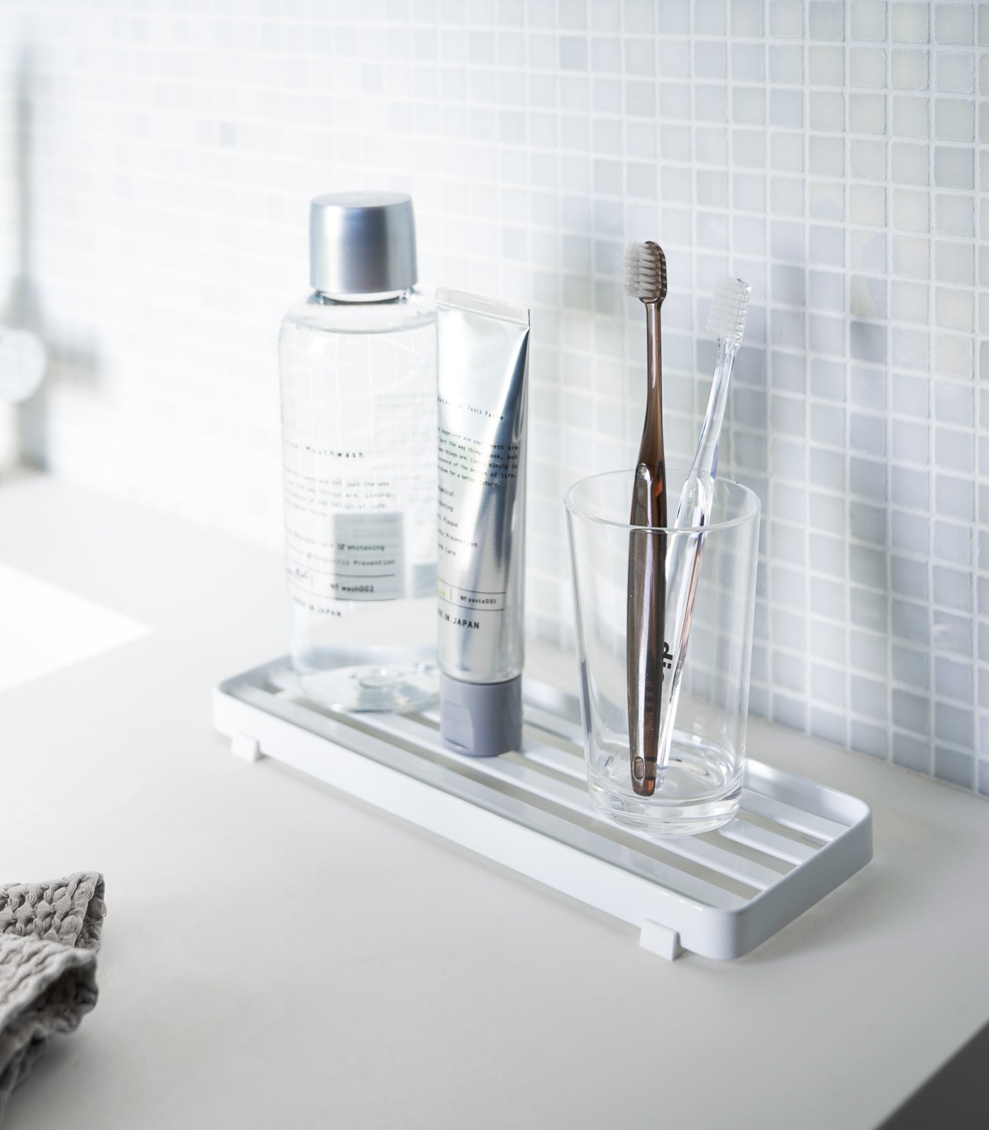 Slotted Bathroom Tray - Bathroom Reset