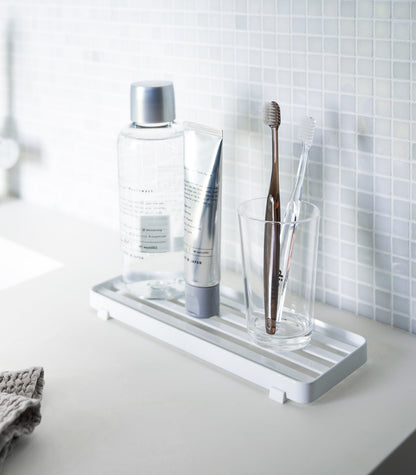 Slotted Bathroom Tray - Bathroom Reset
