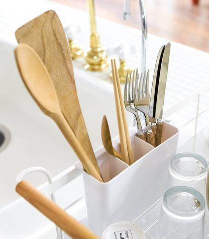Steel & Wood Dish Drying Rack - Kitchen Calm