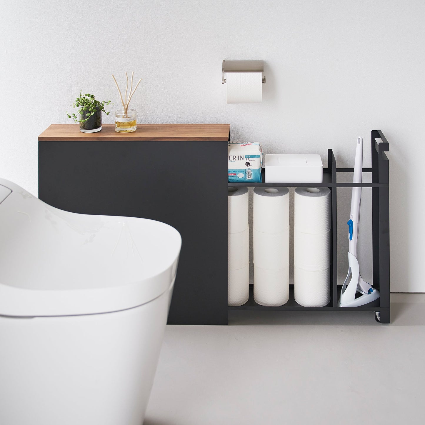 Pull-Out Bathroom Storage Cabinet - Bathroom Reset