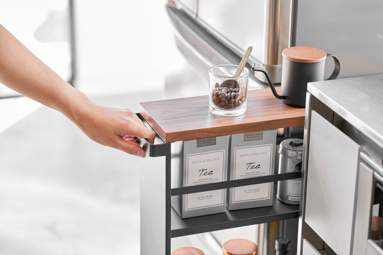 Tall Slim Rolling Storage Cart - Kitchen Calm