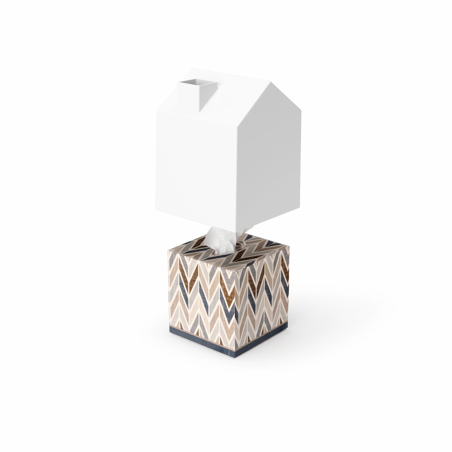 House-Shaped Tissue Box Cover - Bathroom Reset
