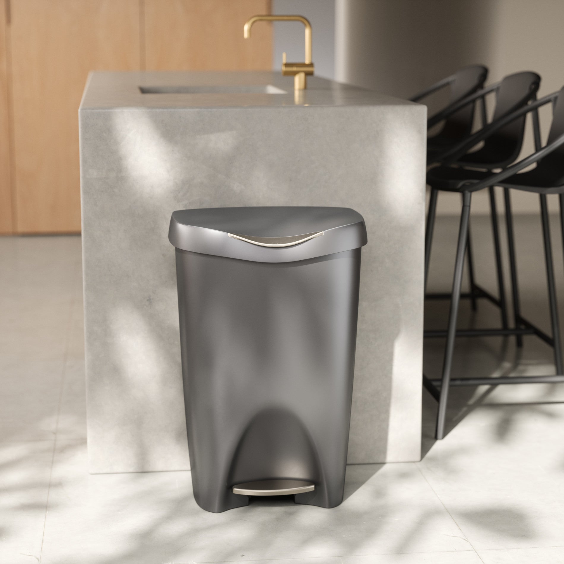 Step-On Kitchen Trash Can - Kitchen Calm