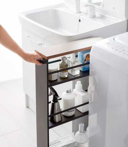 Tall Slim Rolling Storage Cart - Kitchen Calm