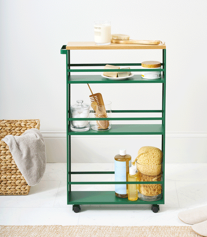 Tall Slim Rolling Storage Cart - Kitchen Calm