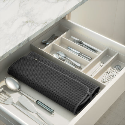 Foldable Dish Drying Rack with Mat - Kitchen Calm