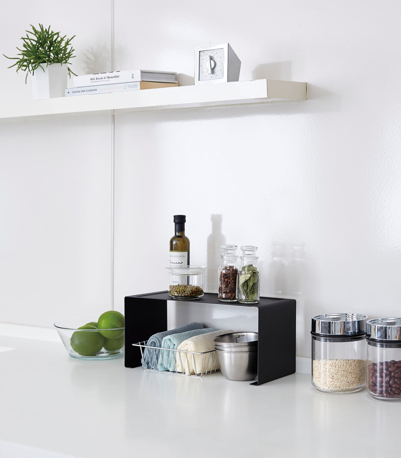 Stackable Countertop Shelf Riser - Neat Corners