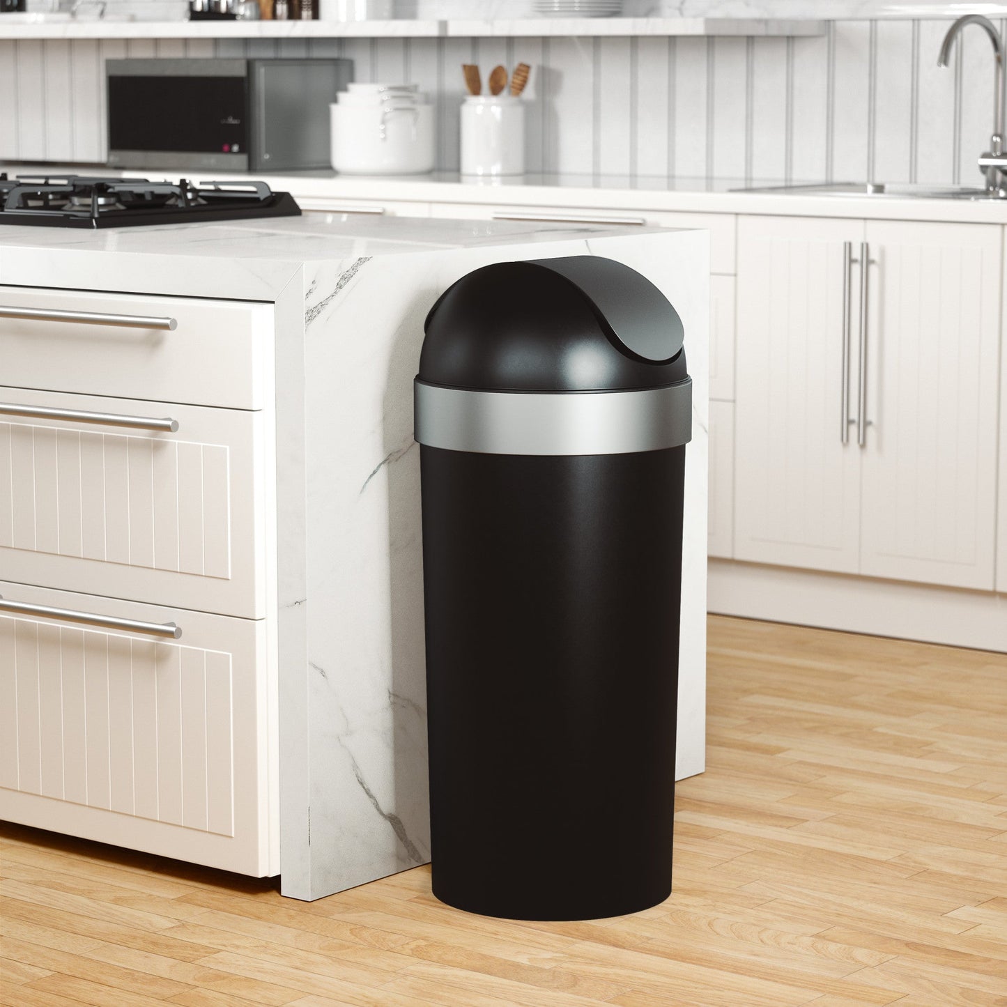 Large Kitchen Trash Can - Kitchen Calm