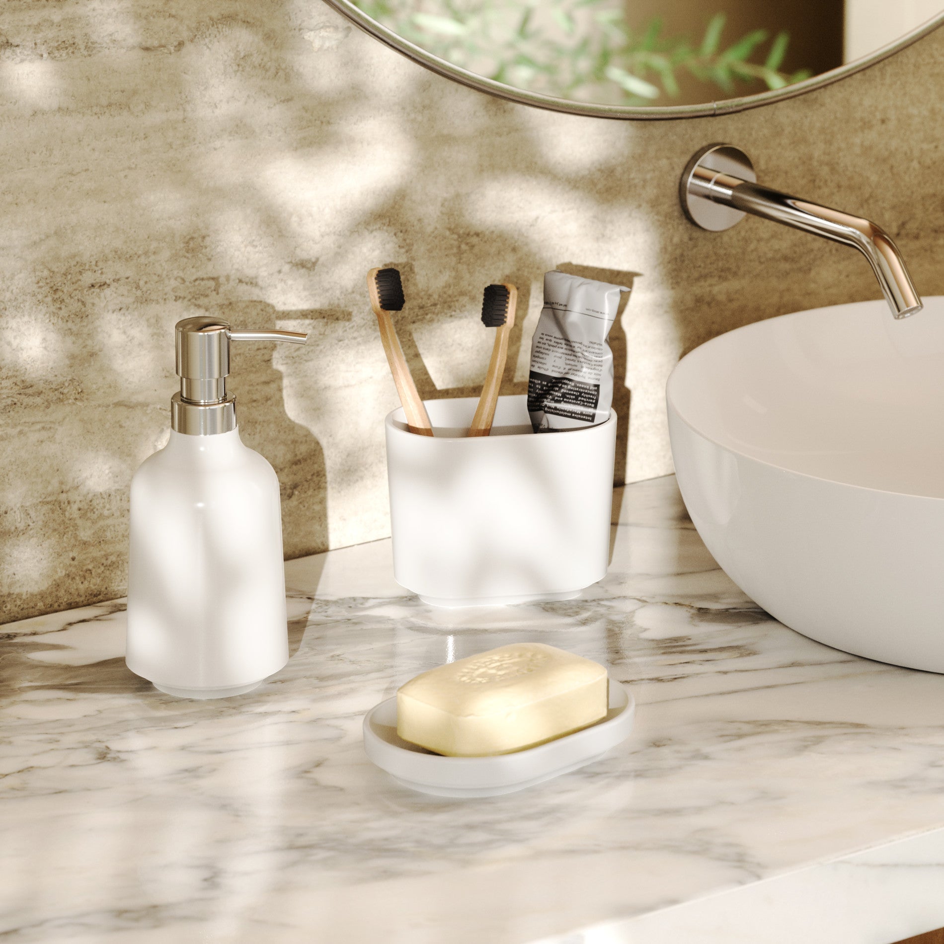 Compact Soap Pump - Bathroom Reset