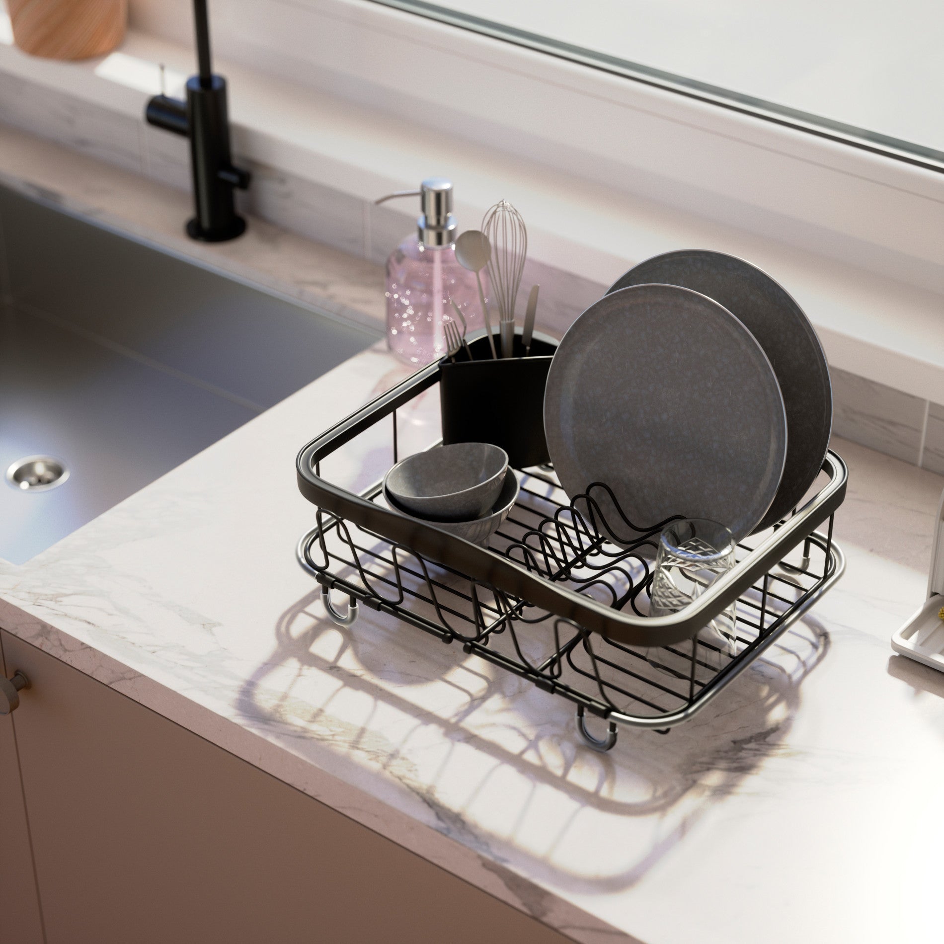 Multi-Use Sink Dish Rack - Kitchen Calm