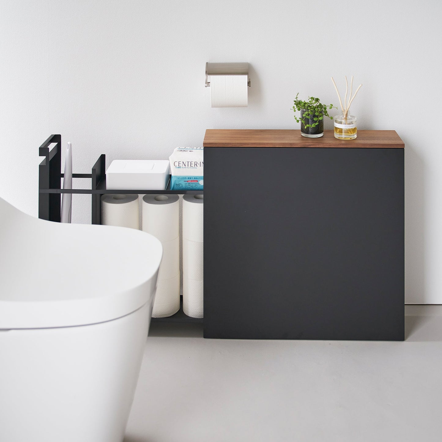 Pull-Out Bathroom Storage Cabinet - Bathroom Reset