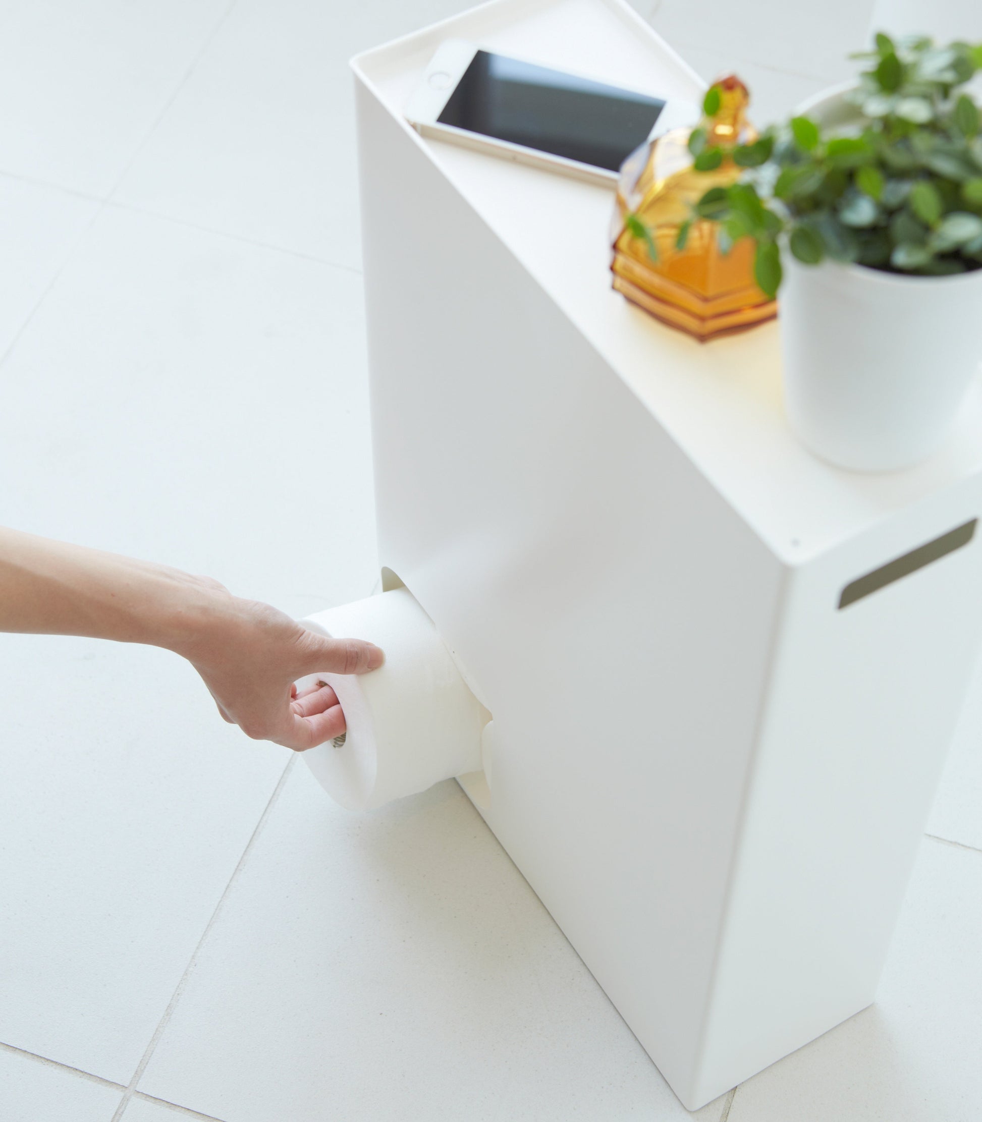 Steel Toilet Paper Stocker - Bathroom Reset
