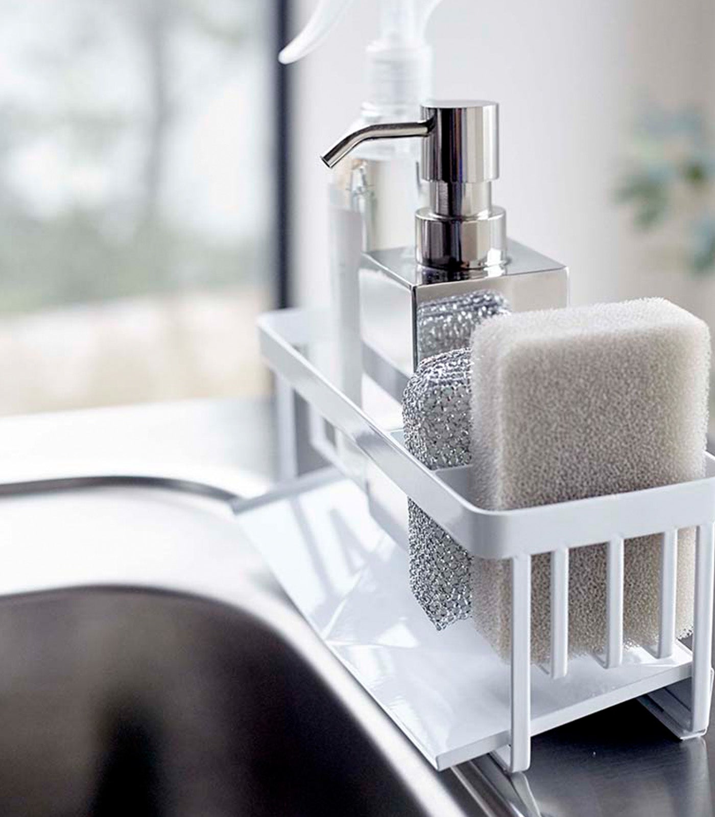 Sink Sponge & Bottle Holder - Kitchen Calm
