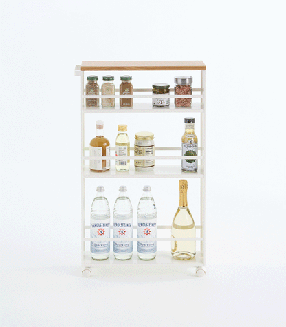 Tall Slim Rolling Storage Cart - Kitchen Calm