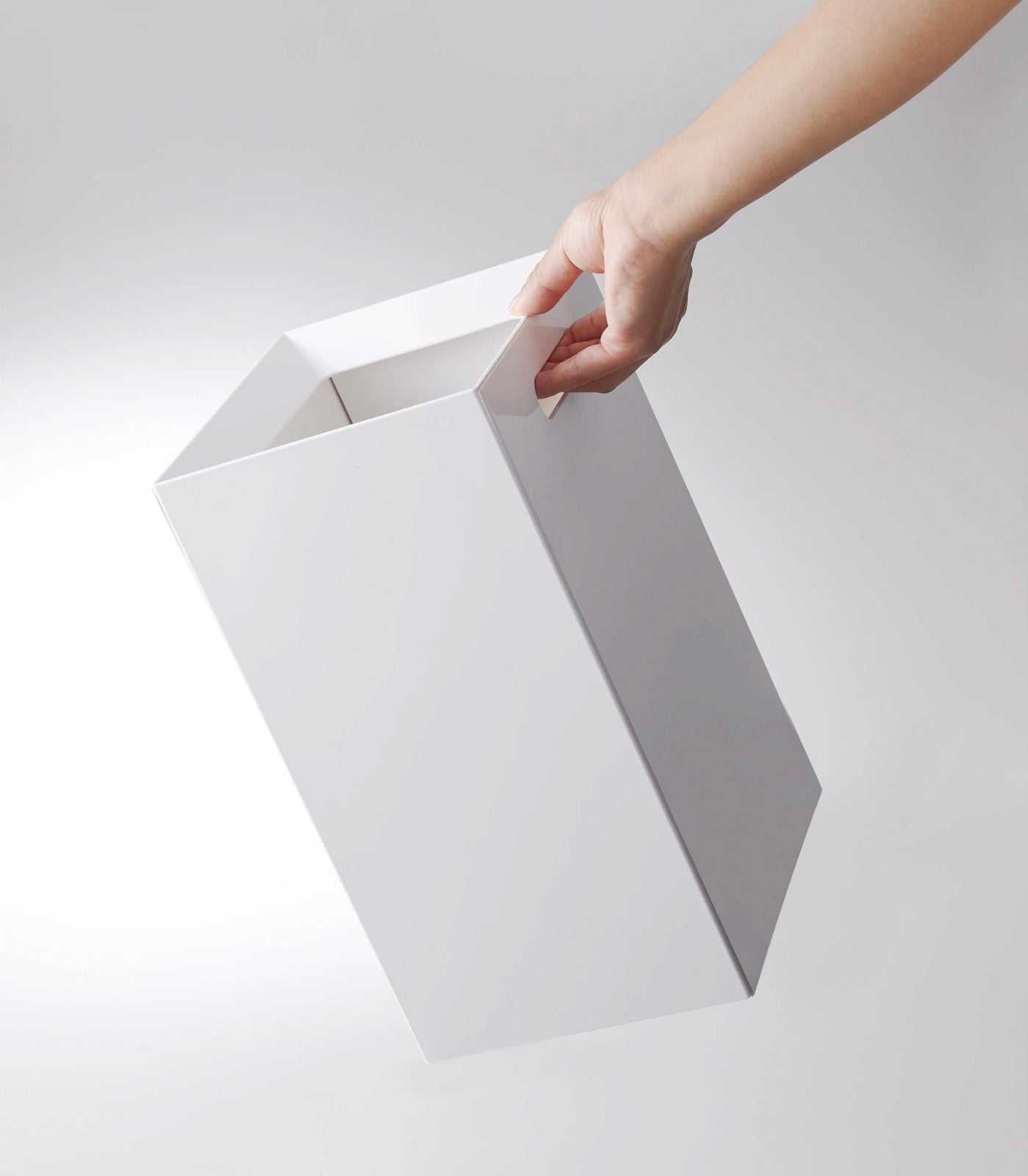 Compact Open-Top Trash Can - Neat Corners